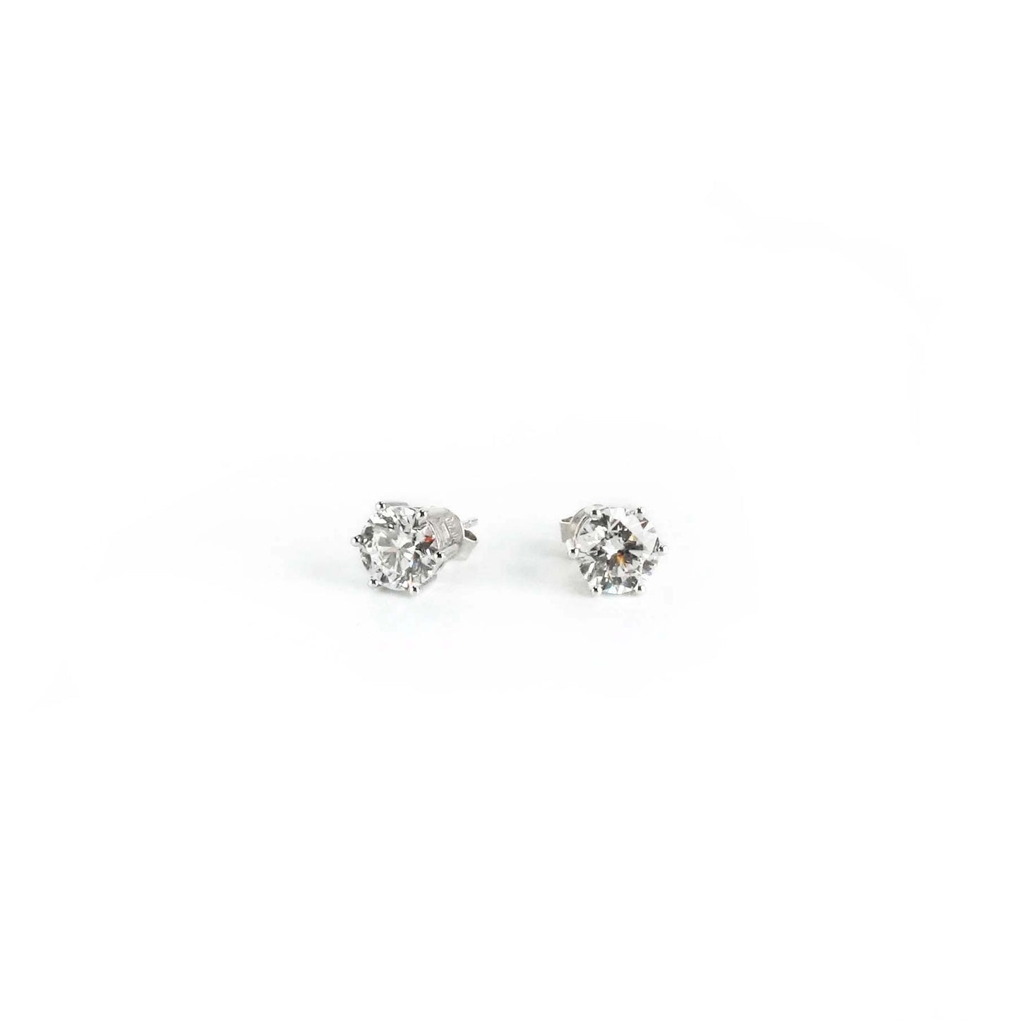 Ear Studs with Six Prongs