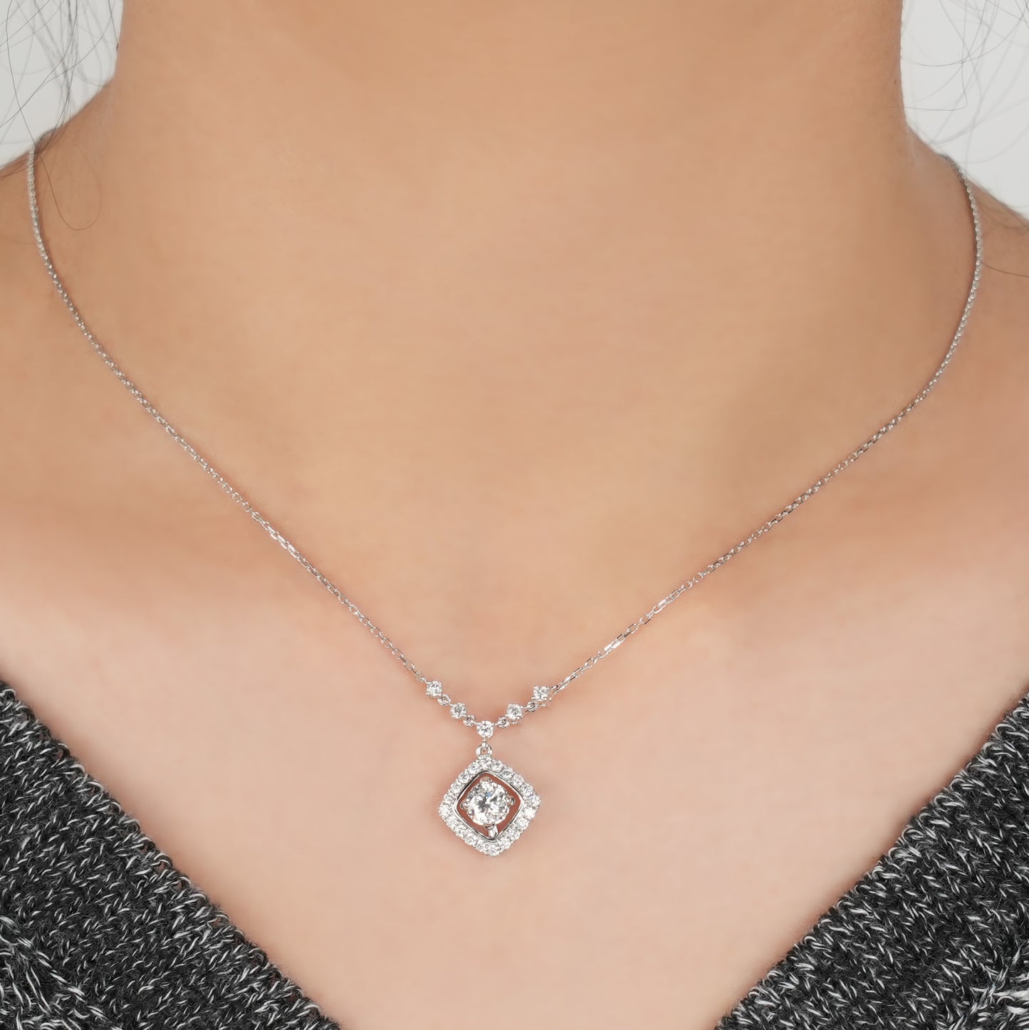 Small Sugar Cube Necklace