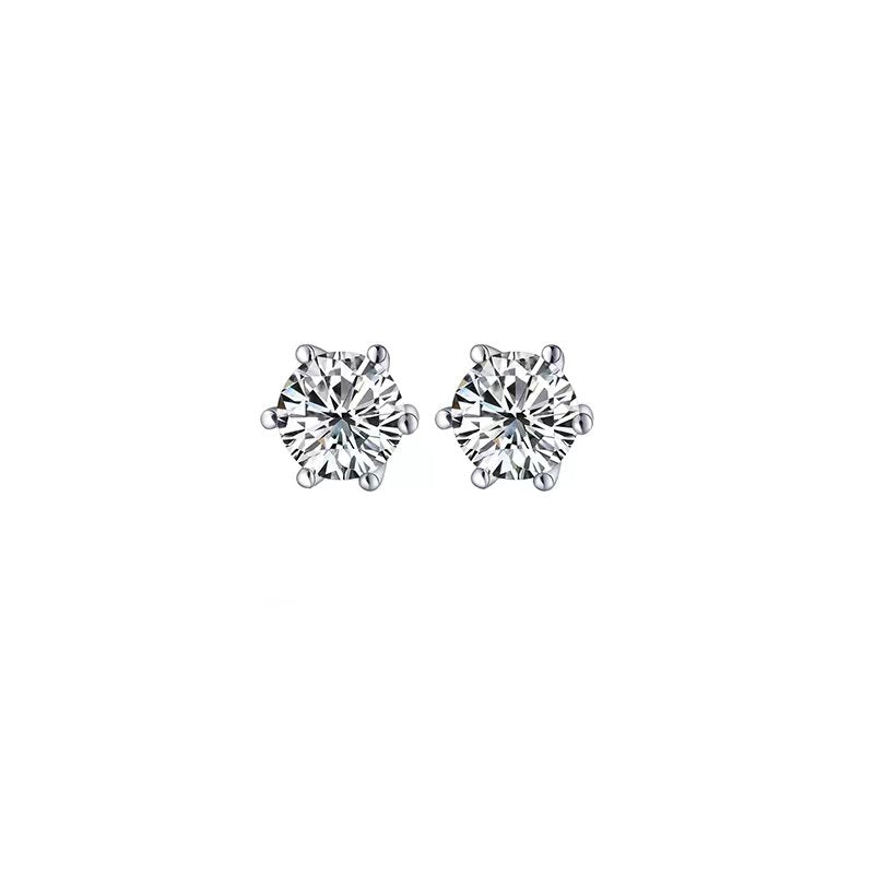 Radiant Hexagonal Luminary Lab-Grown Diamond Earrings