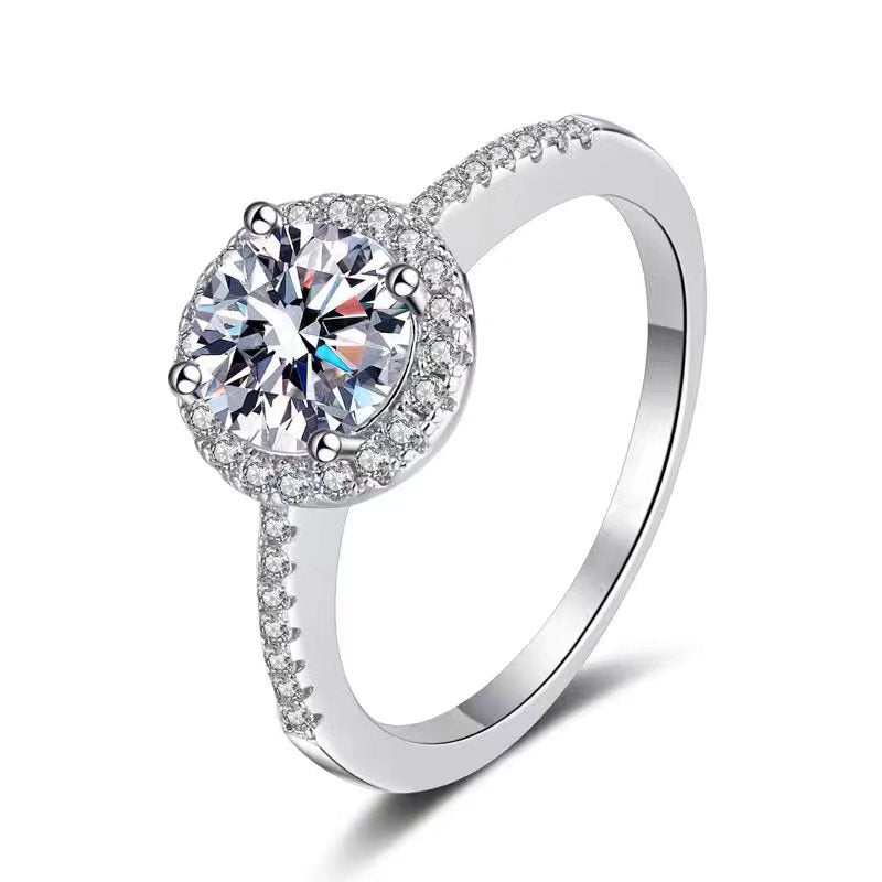 Radiant Embrace Lab-Grown Diamond Ring